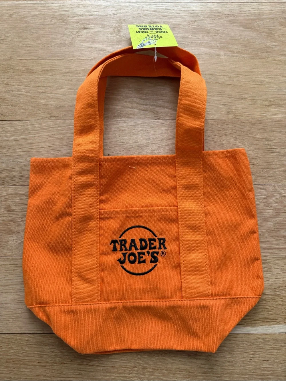 Trader Joe’s TRICK on TREAT CANVAS TOTE BAG.